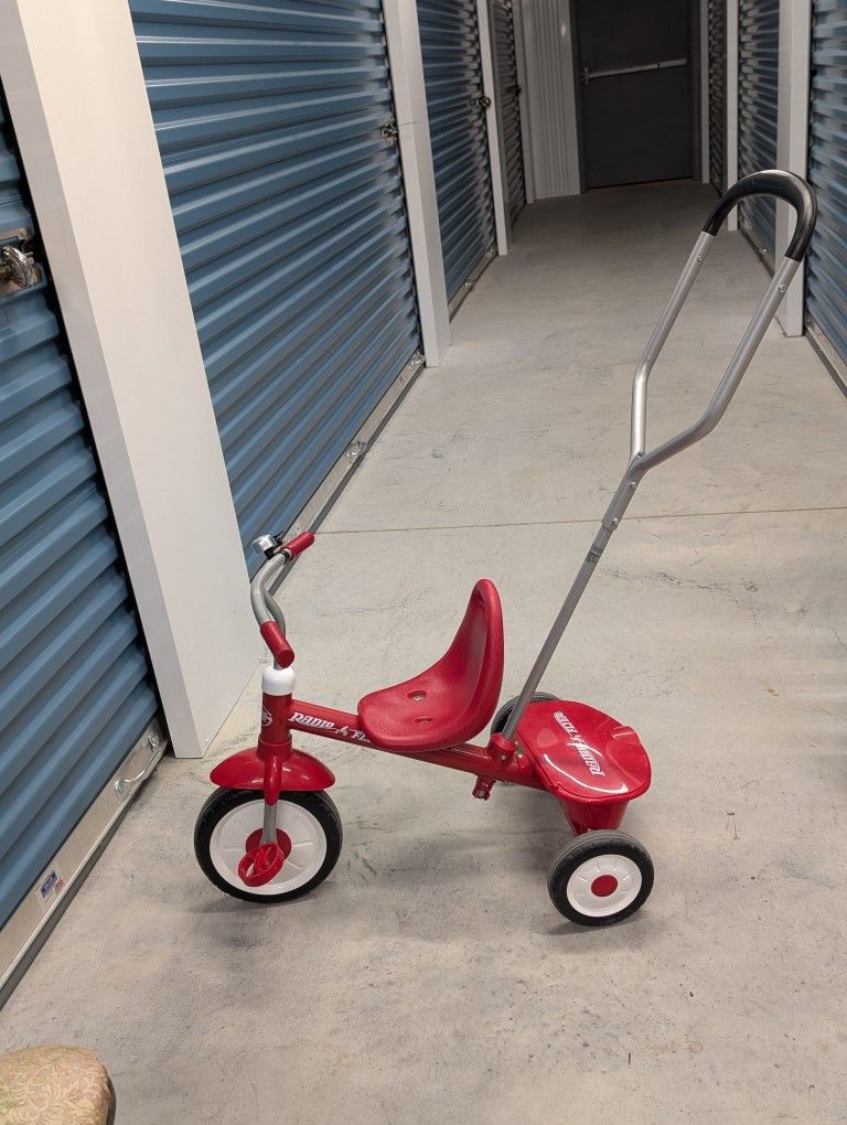 Red Radio Flyer Tricycle Adult Steer