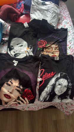 4 Selena Quintanilla shirts