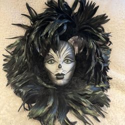 Decorative Cat Mask Hand Made in New Orleans