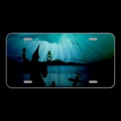 License Plate Novelty Car Front Magician The Witch Creepy Weird
