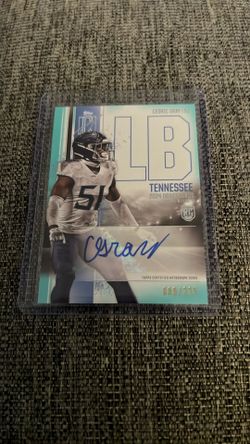 Cedric Gray Rookie Auto 69/225 Teal!