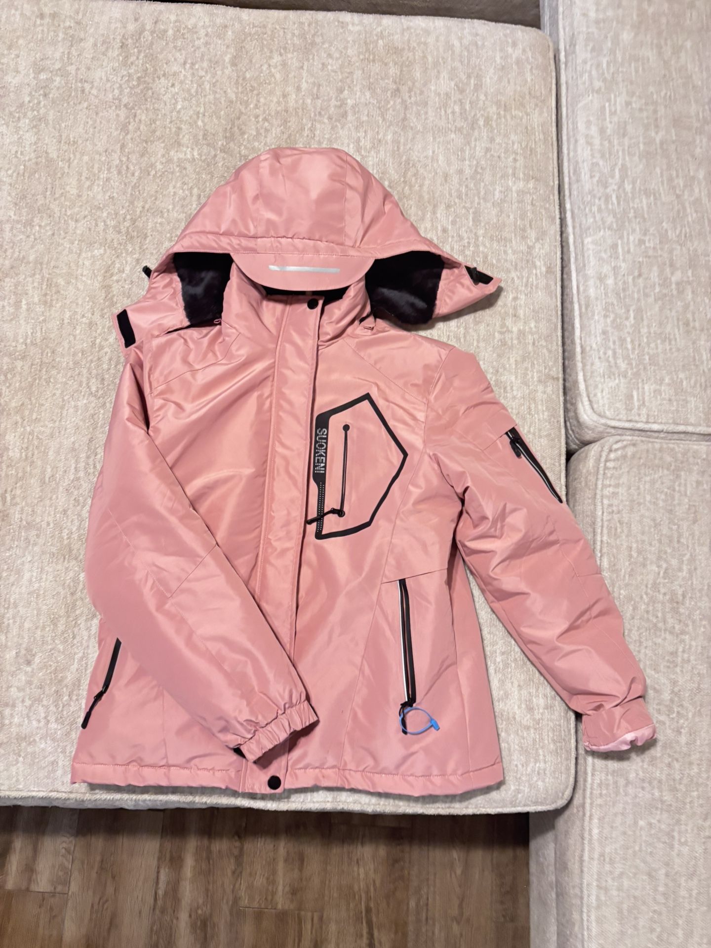 pink jacket