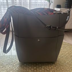  Bromen Large Tote Bag.  Darker Grey  2 Straps That Are Remove Le