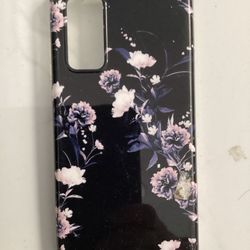 Black floral case for Samsung Galaxy S20fe 5g 6.5" TPU cover