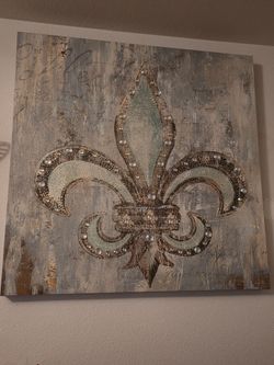 Soft gold/silver and pale green