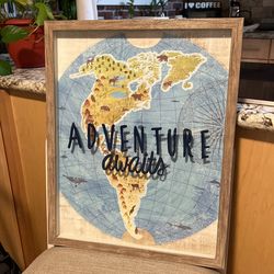 Wall Decor ‘Adventure Awaits’