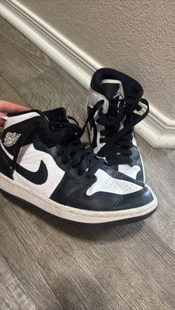 Jordan Black and White Trainers