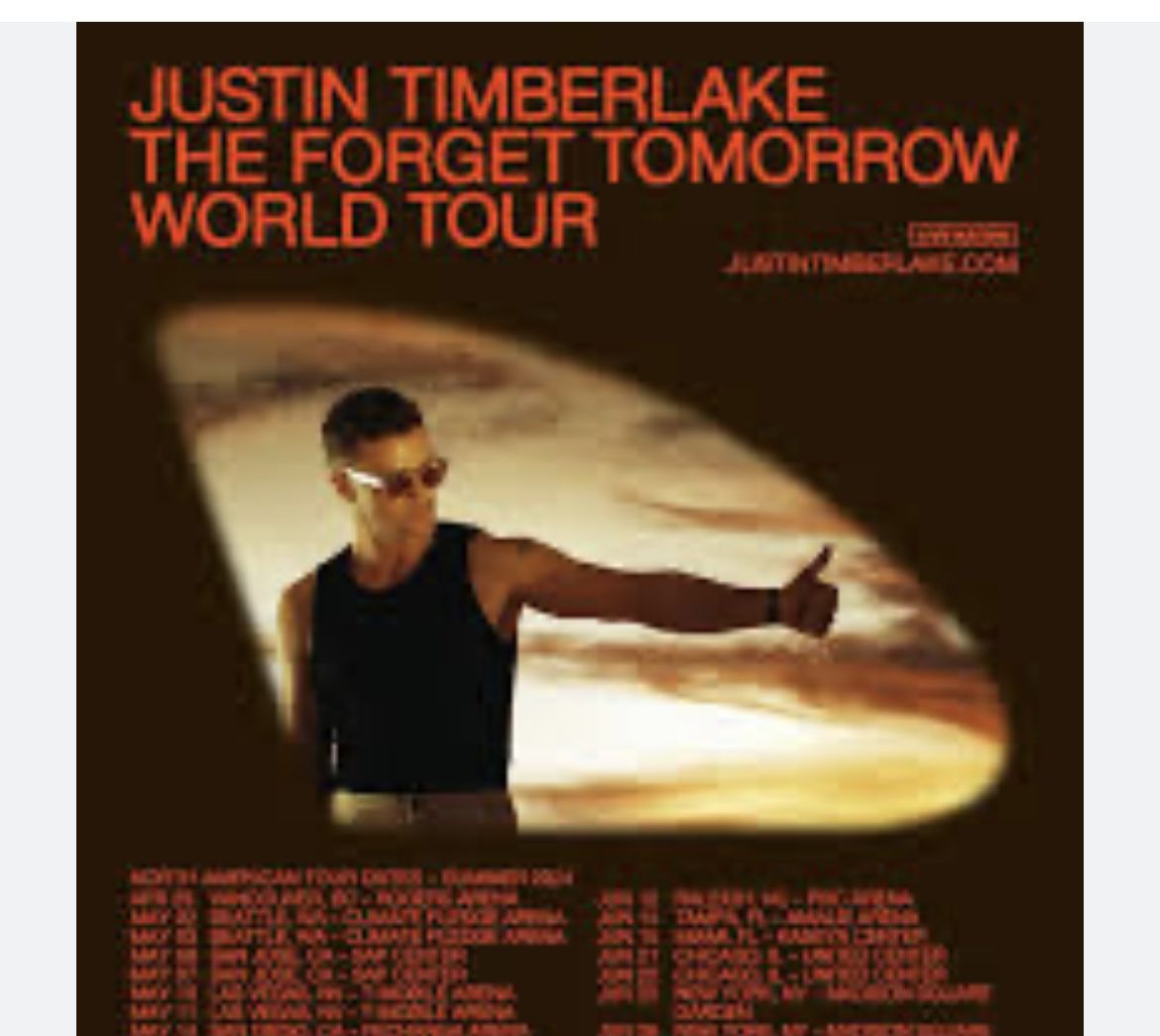 Justin Timberlake Tickets May 3rd Climate  Pledge 