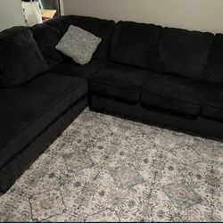 Dark Blue/Gray Sectional