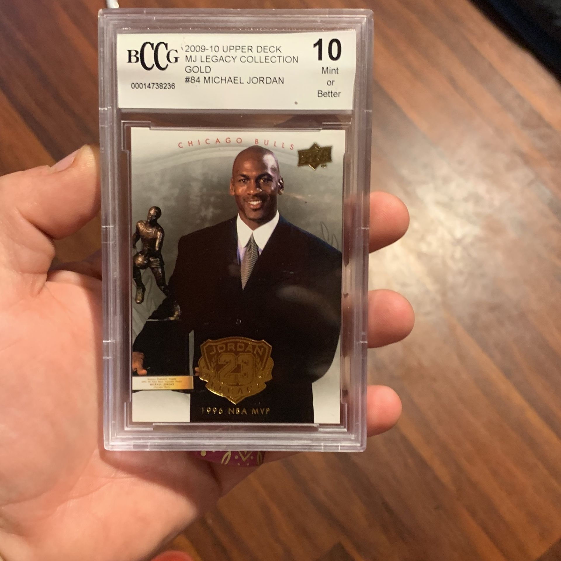 Beckett Grade 10 Mj Legacy Collection Gold Card