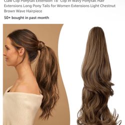 Hair Extension Clipped