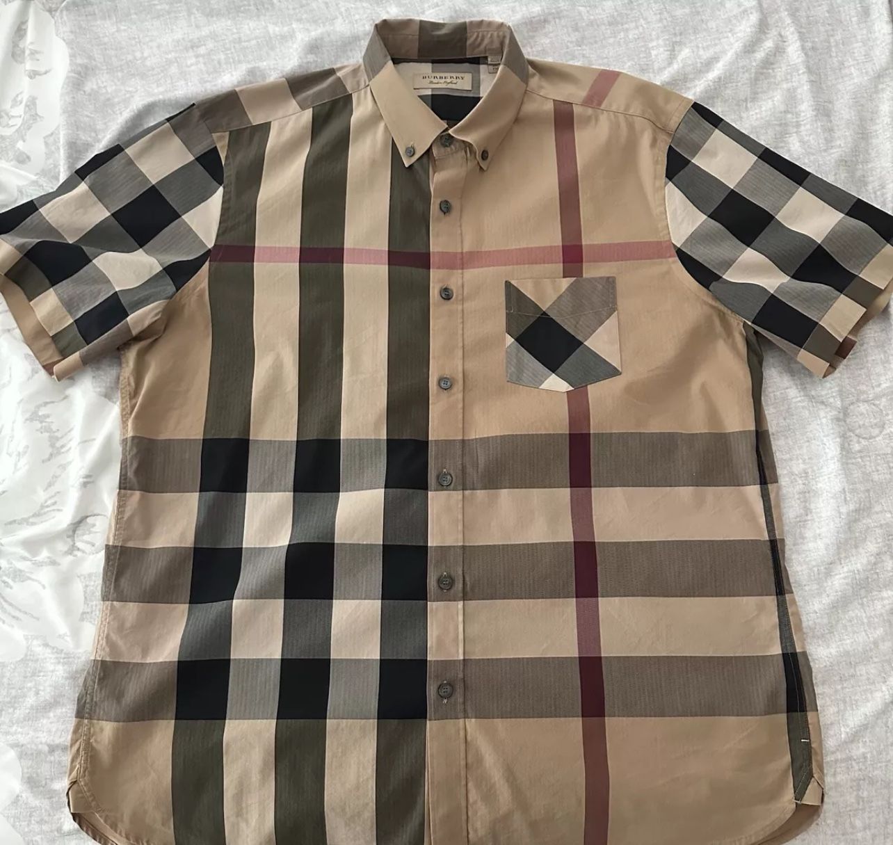Burberry Dress Shirt Size xxl But Fits Like Large