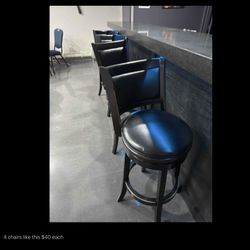 Four Bar Or Island Chairs $40 Each  Please Check My Listings  Could Deliver  