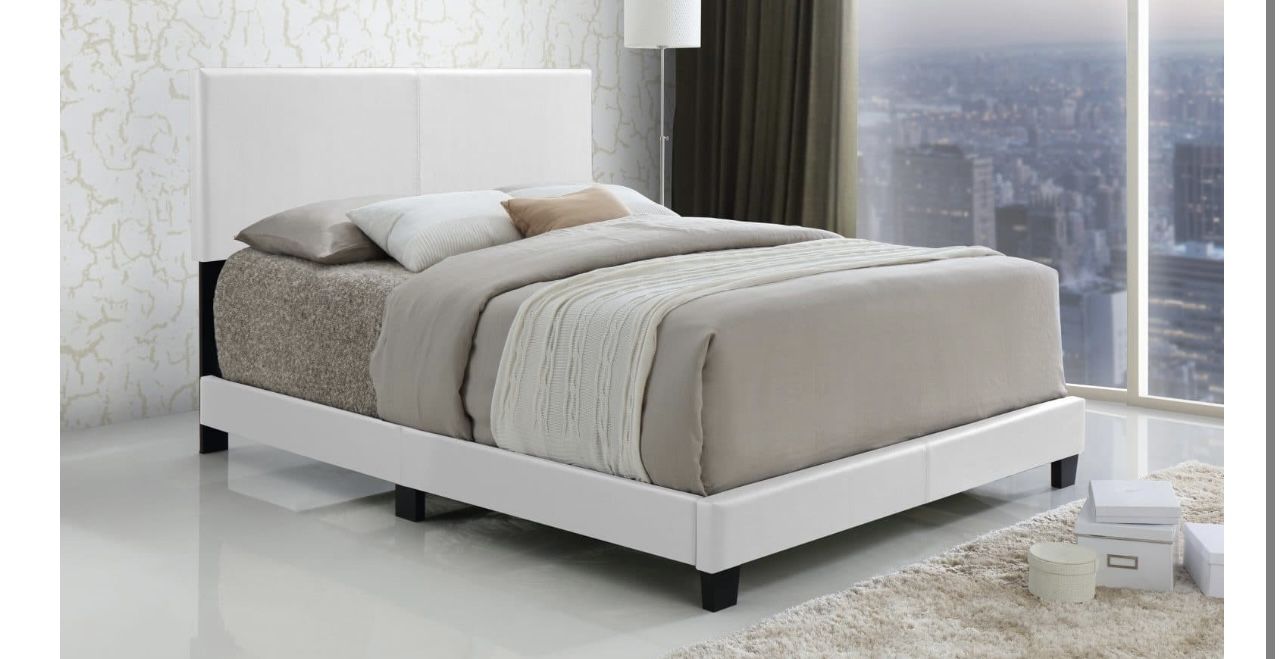 new leather bed new in box all sizes nueva en caja de piel todo tamanos