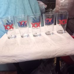Dos Equis glasses.