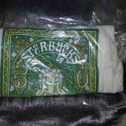 STARBUCKS 50TH ANNIVERSARY T-SHIRT EXCLUSIVE LIMITED EDITION BRAND NEW IN BAG 