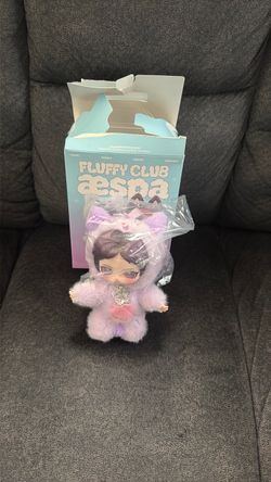Aespa Fluffy Club Vinyl Plush Doll Pendant