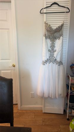 Vestido en piedrado