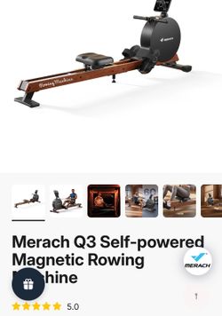 Merach Q3 Self-powered Magnetic Rowing Machine