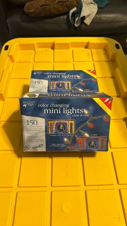 Holiday Time Color Changing Mini Lights 150ct – 2 Pack