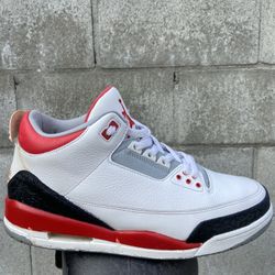 Jordan 3 Retro Fire Red 