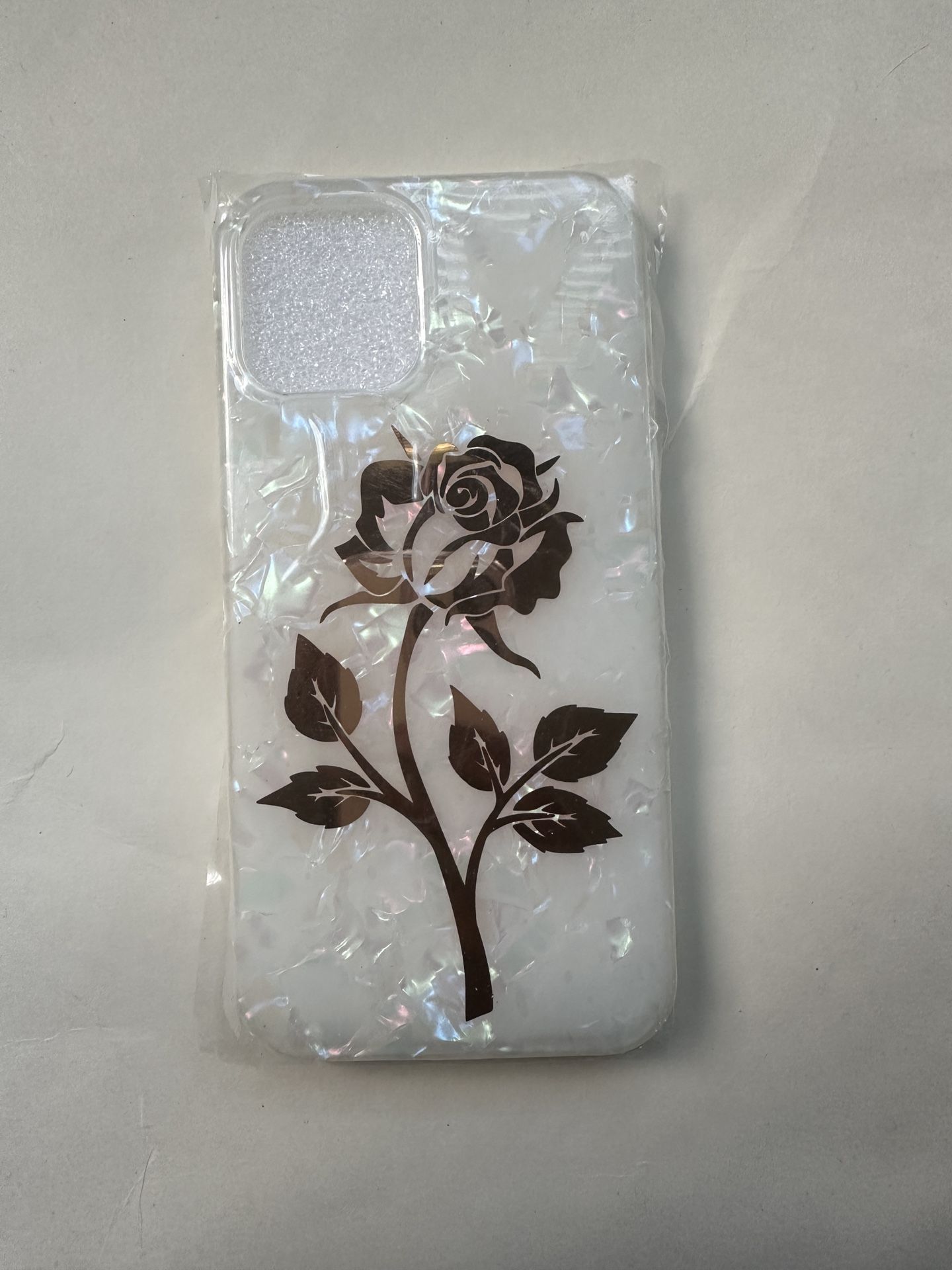 Rose Print Pearl iPhone Case iPhone 12