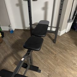 Weight Bench with Leg Press