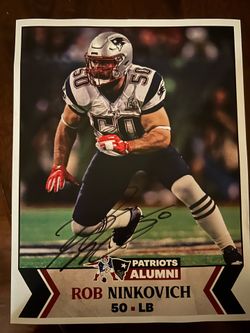 Patriots autograph (Rob Ninkovich)
