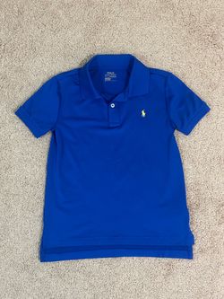 Polo Ralph Lauren Performance Boys Polo Shirt – Size 7 – Royal Blue