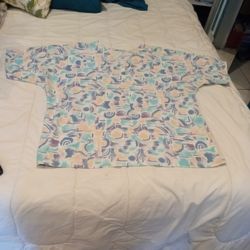 Camisa De Uniforme Large Estampado