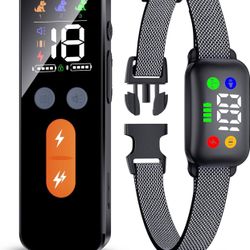 Dog Training Collar with Remote, Dog Shock Collar with Remote Control for Medium Large Dogs 40-120lbs Waterproof, Shock Collar for Dogs with Beep Vibr