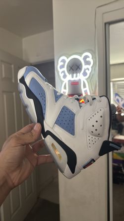 🔥Air Jordan 6 UNC white 🔥