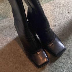 Knee High Leather Boots 