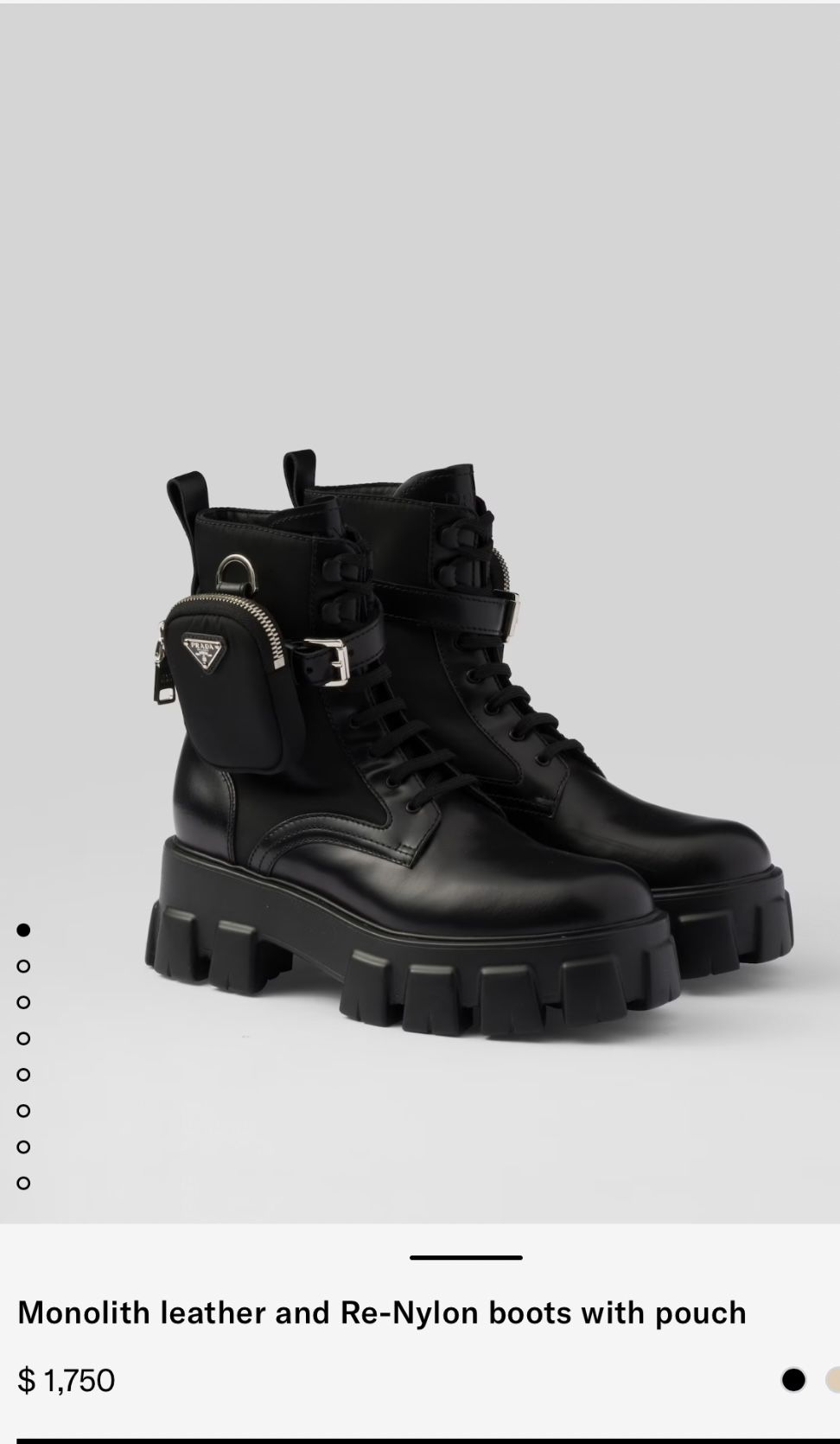 Black Prada Boots
