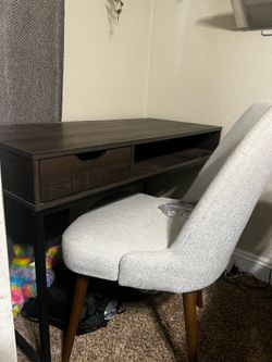 Office Table and Comfy Chair