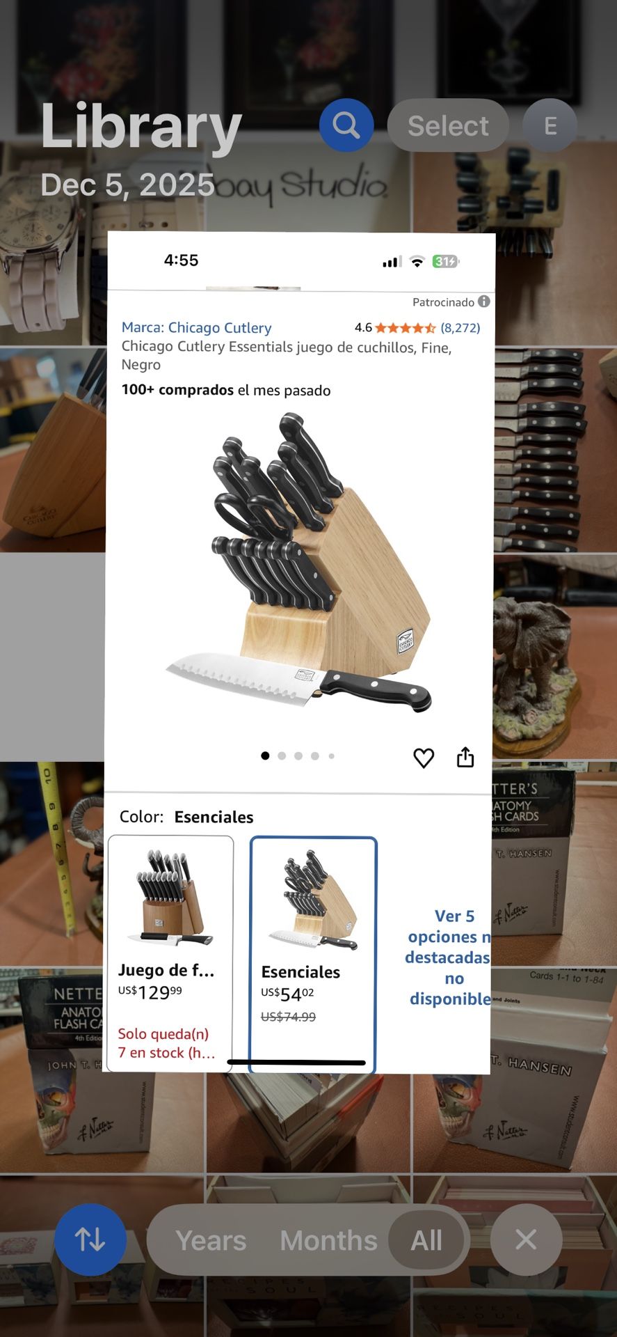 Chicago Cutlery knife set