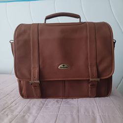 Leather briefcase -Samsonite