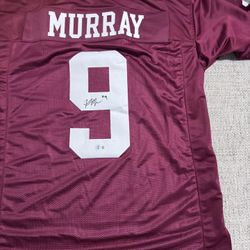 Kenneth Murray Autographed Signed Custom Jersey- Beckett Coa - Oklahoma Sooners