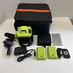 Laser Level 3x360 Cross Line Laser for Construction W/ carrying case