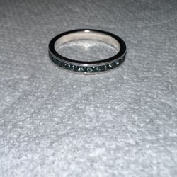 925 Sterling Ring With Stones Size 7 