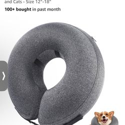 Inflatable Dog Cone Collar Donut