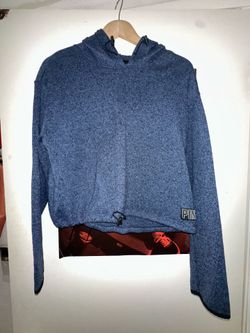 Women’s blue cropped hoodie