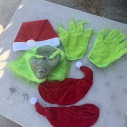 Christmas Grinch Costume For Adult. Size M