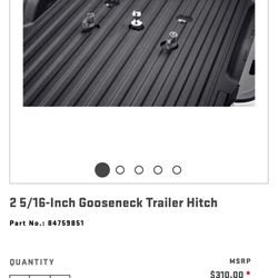 2-5/16” Gooseneck Hitch