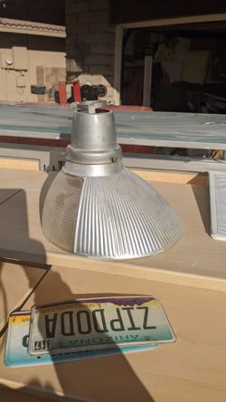 Vintage Pittsburgh Permaflector Glass Lighting Reflectors