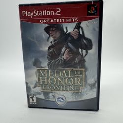Medal of Honor: Frontline (Sony Playstation 2 PS2) Complete CIB & Tested