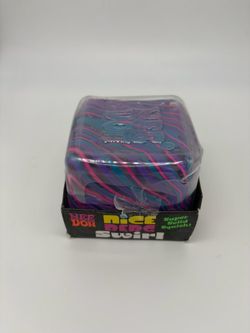 NeeDoh Nice Berg Swirl XL Giant Nee Doh Squishy Swirl Cube BRAND NEW Purple
