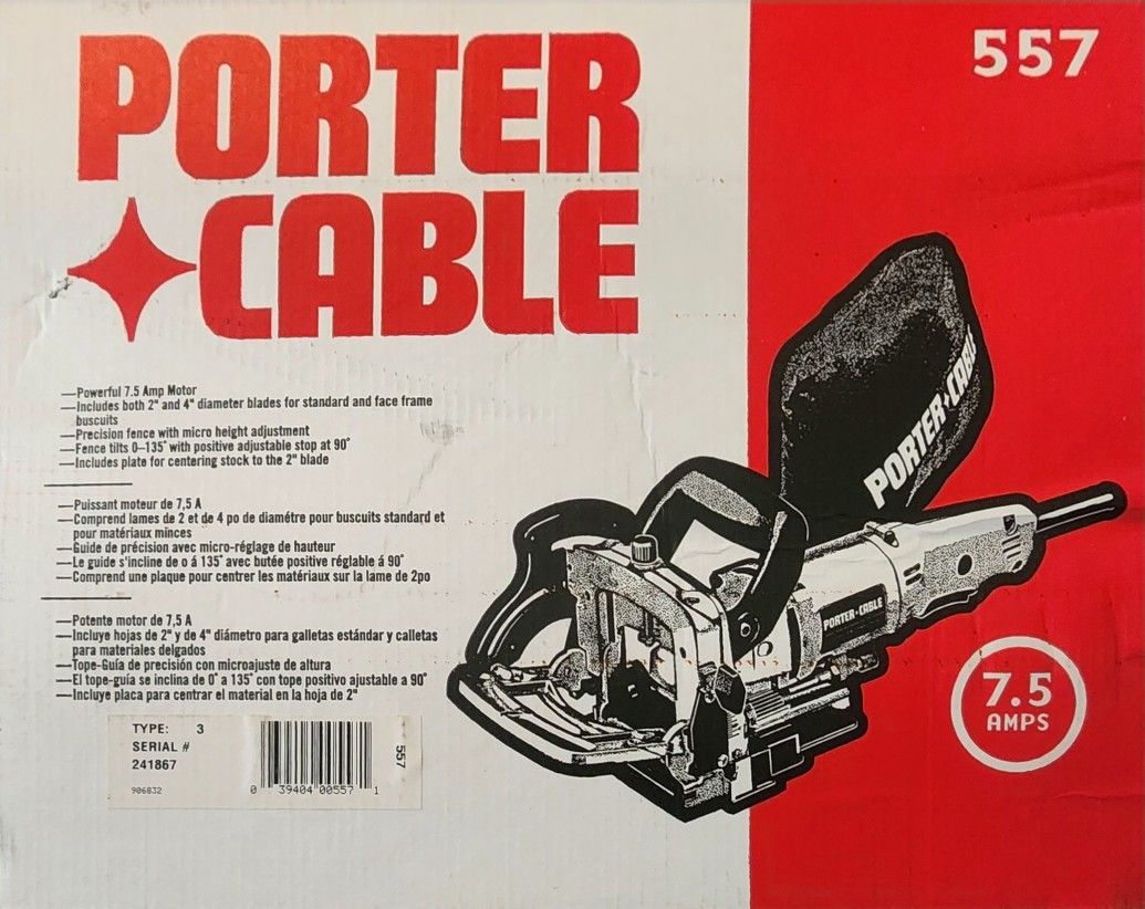 Porter Cable Model 557 Plate Jointer Kit