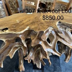 ✨ Teak Root Wooden Console Table ✨