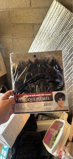 Perruque Plumes Adult Feather Wig